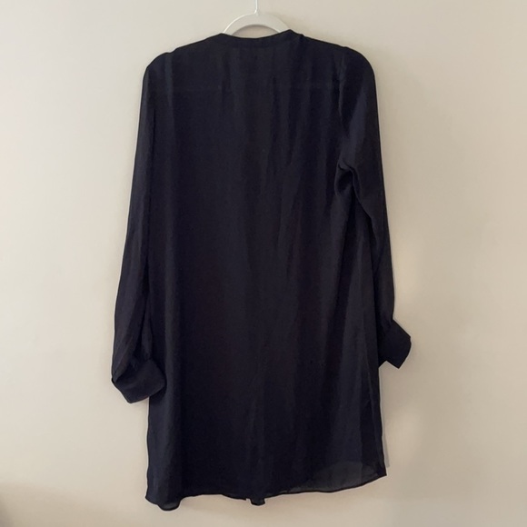 H&M Black lightweight Tunic with Pin-tucks - NWT 6 - Picture 8 of 8
